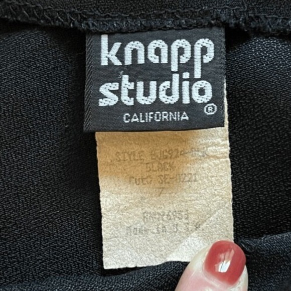 Vintage 90s Black Slip Dress S Y2K‎ Grunge - Picture 6 of 7